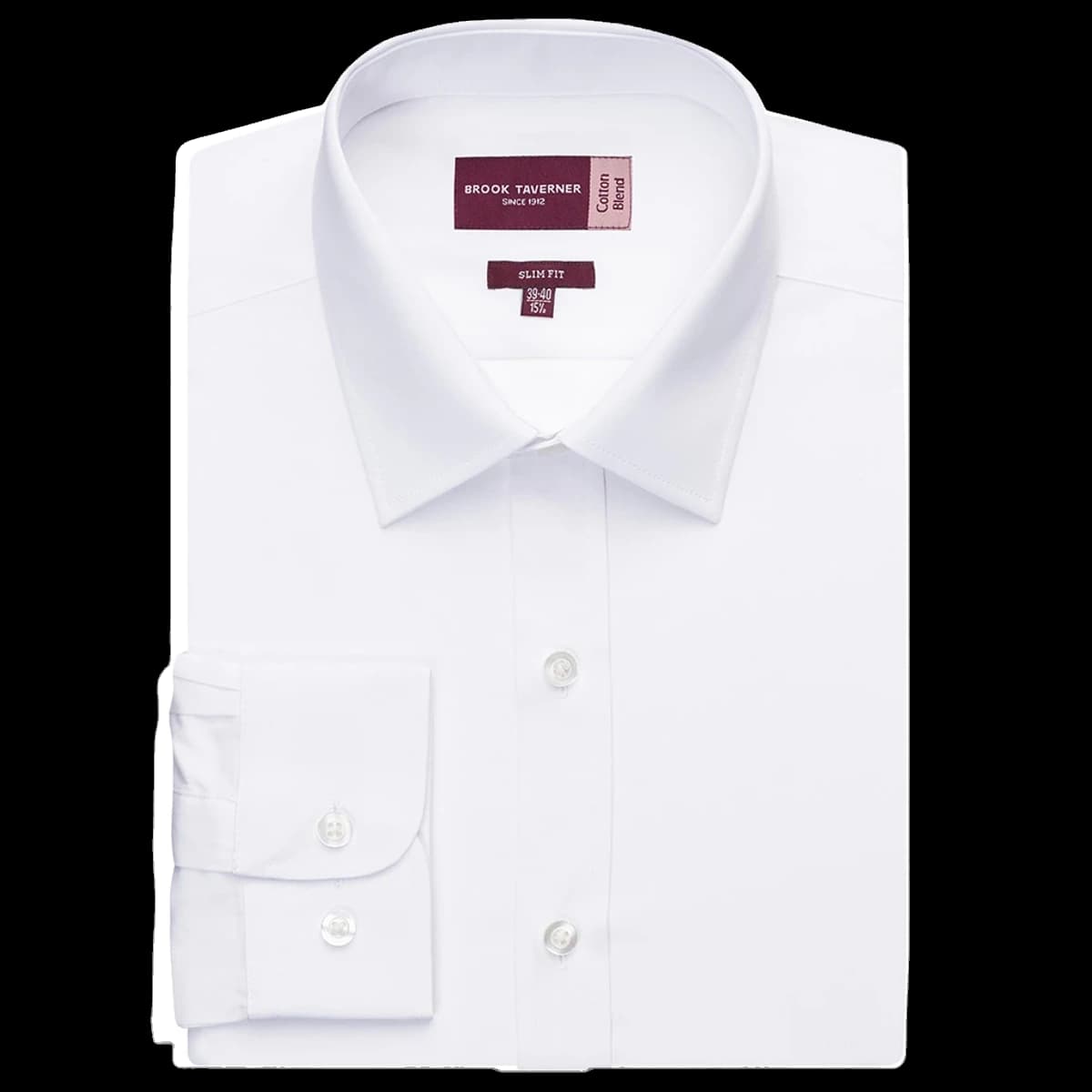 Brook Taverner Pisa Long Sleeve Slim Fit Shirt — front