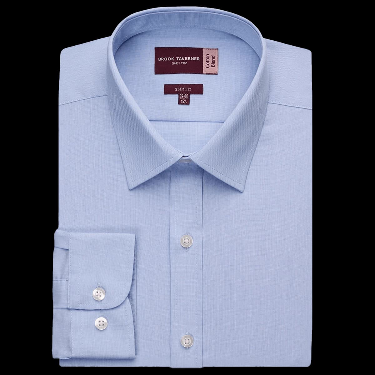 Brook Taverner Pisa Long Sleeve Slim Fit Shirt — front