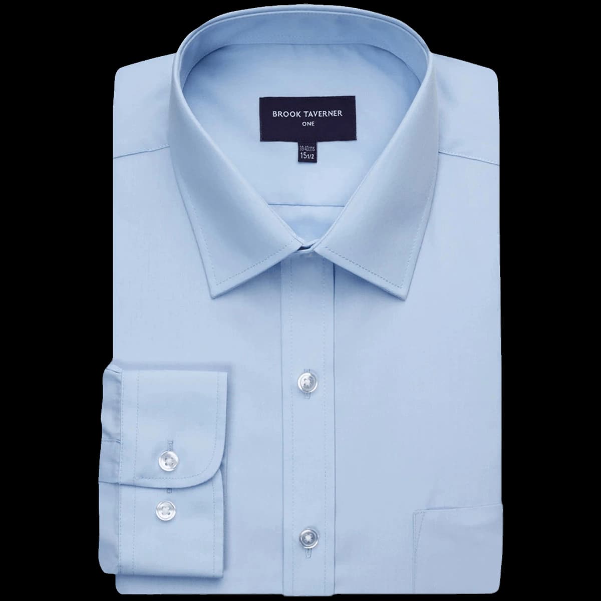 Brook Taverner Juno Long Sleeve Poplin Shirt — front