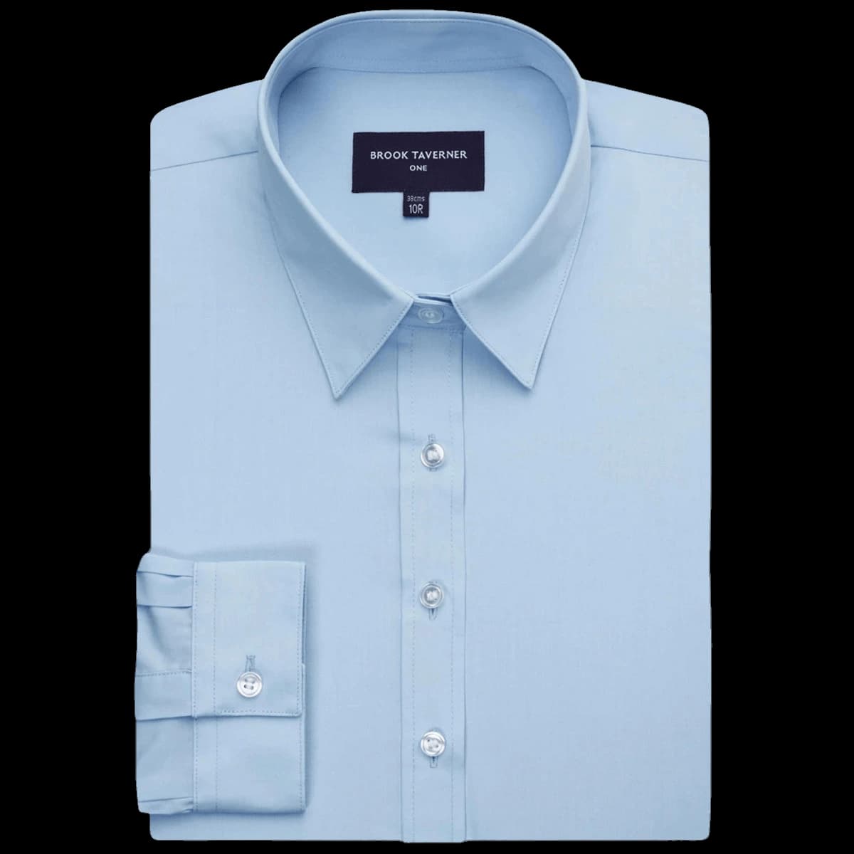 Brook Taverner Ladies Selene Long Sleeve Poplin Shirt — front
