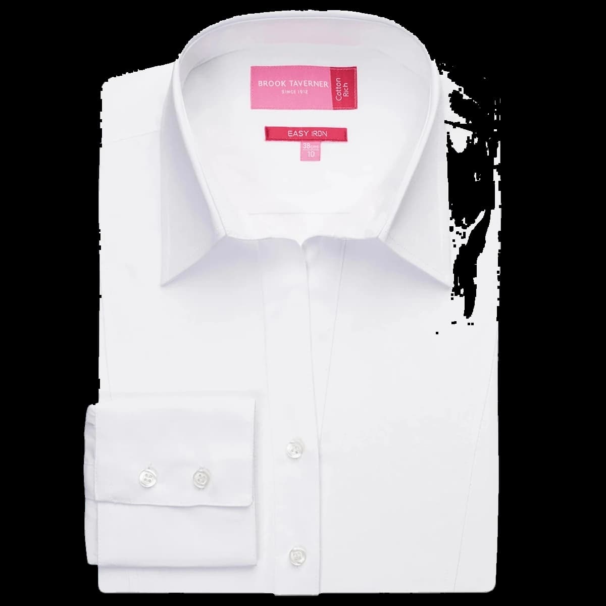 Brook Taverner Ladies Palena Long Sleeve Poplin Shirt — front