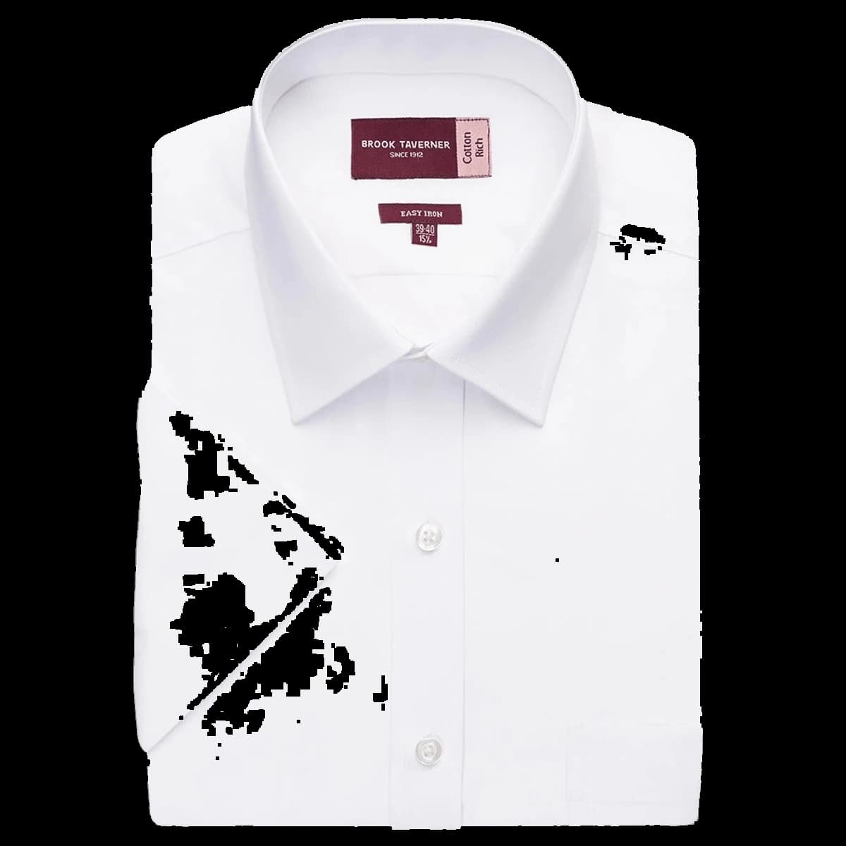 Brook Taverner Rosello Short Sleeve Poplin Shirt — front