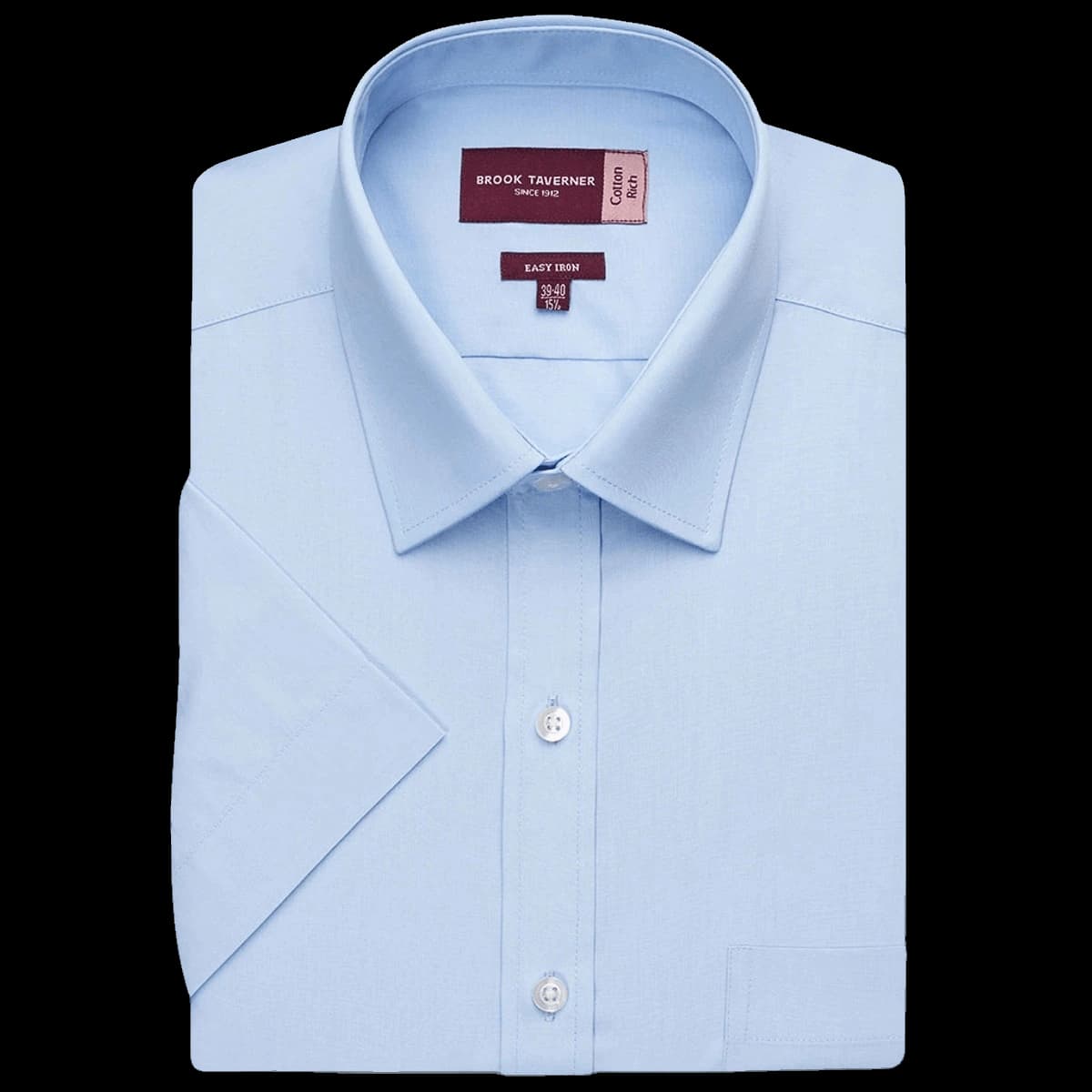 Brook Taverner Rosello Short Sleeve Poplin Shirt — front