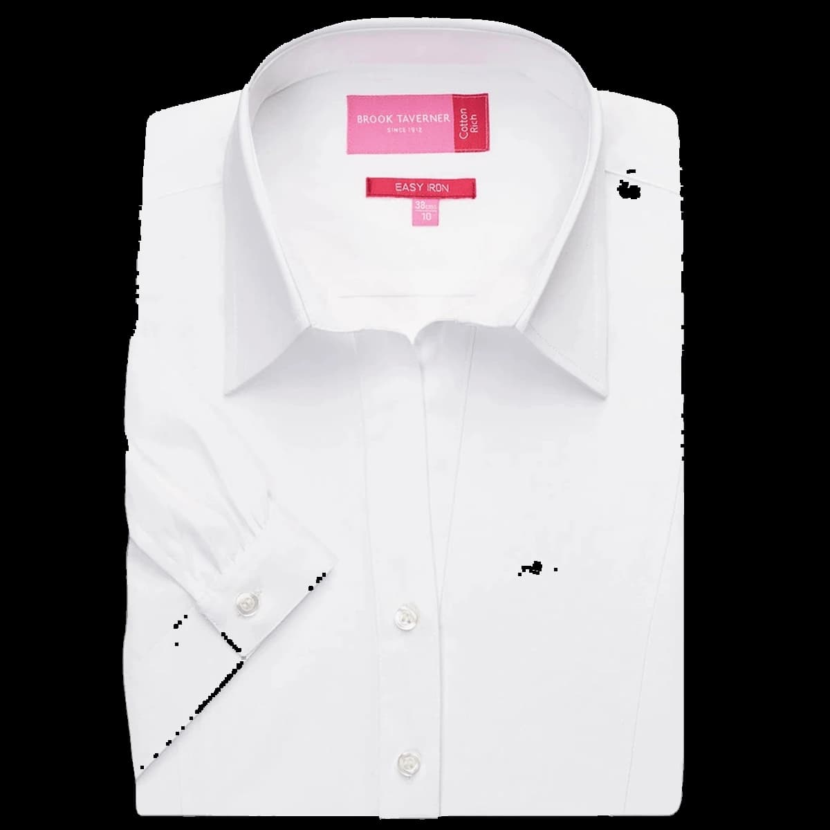 Brook Taverner Ladies Paduli Short Sleeve Poplin Shirt — front