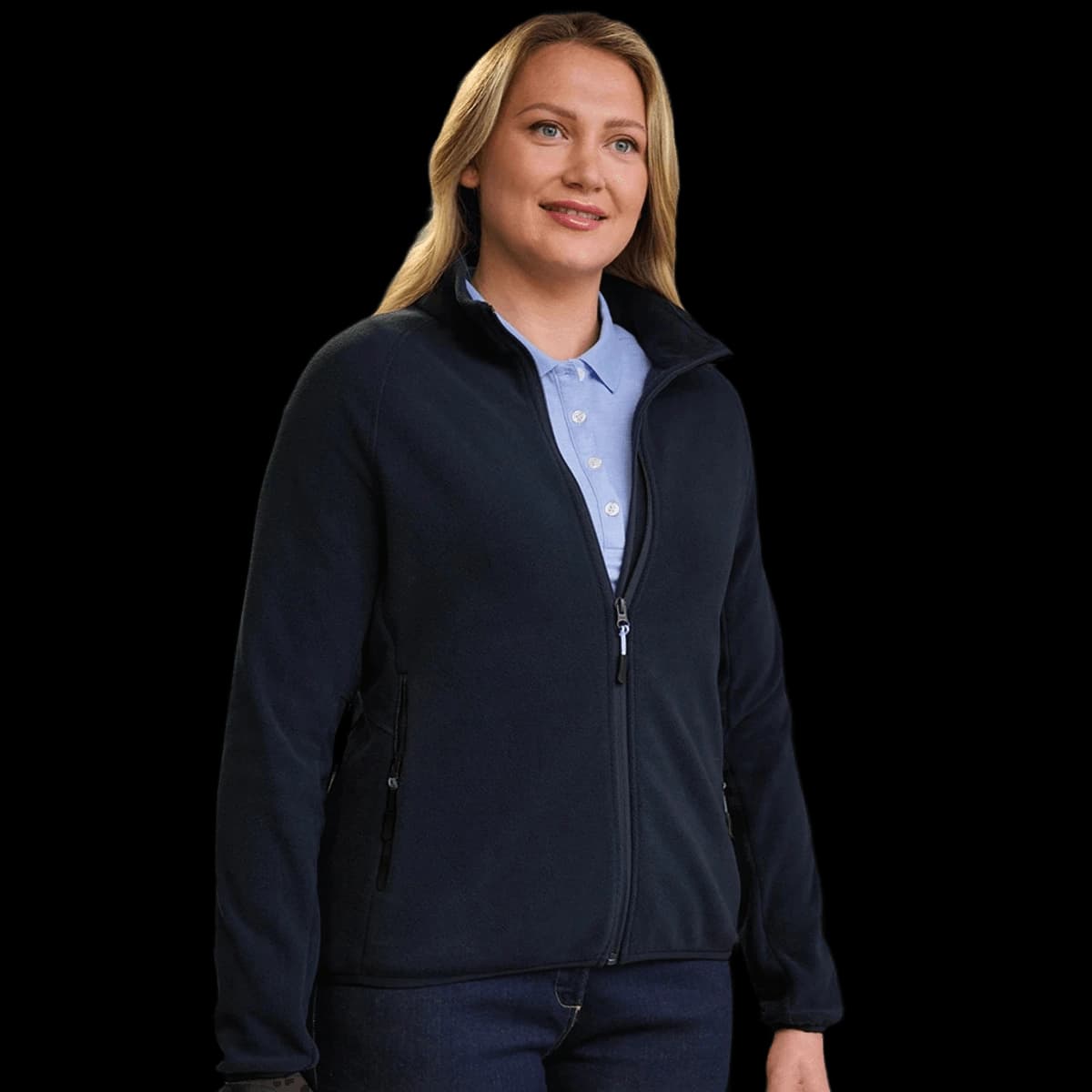 Brook Taverner Ladies Clare Core Fleece Jacket — model