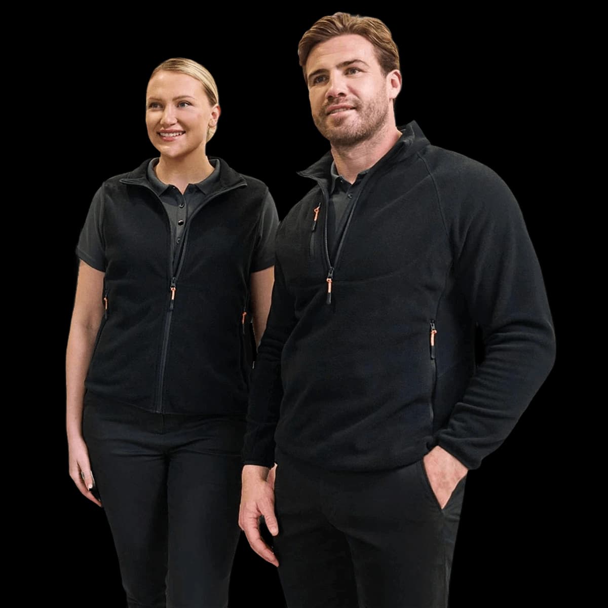 Brook Taverner Ashton Core 1/4 Zip Fleece — model