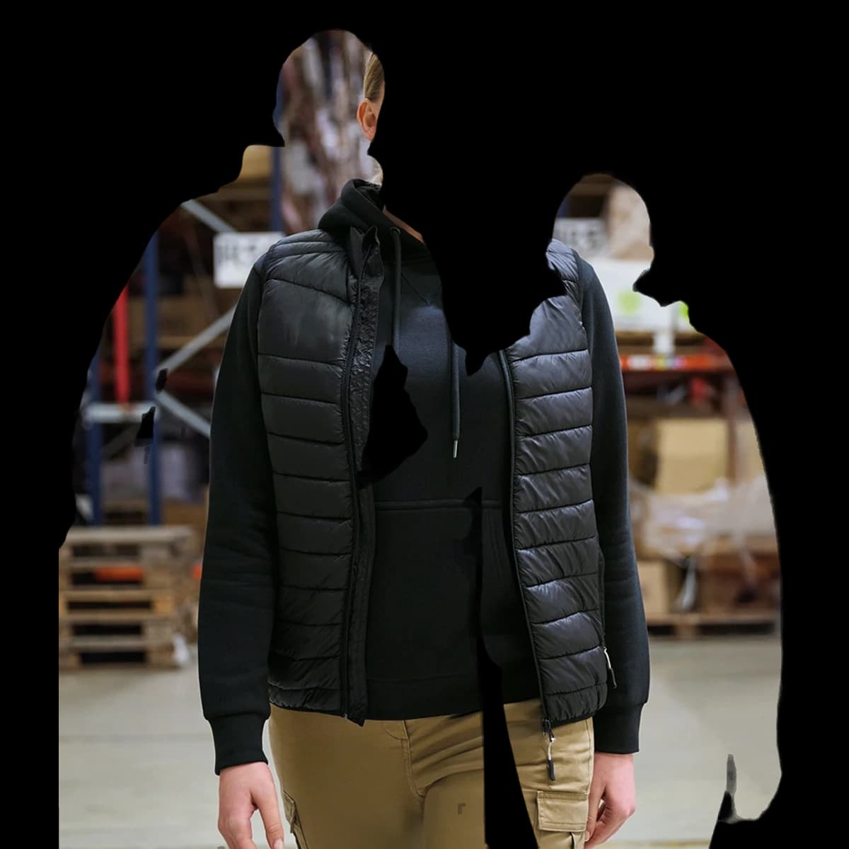 Brook Taverner Ladies Skyline Core Padded Gilet — model