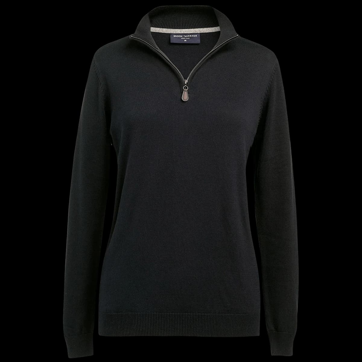 Brook Taverner Ladies Taylor 1/4 Zip Jumper — front