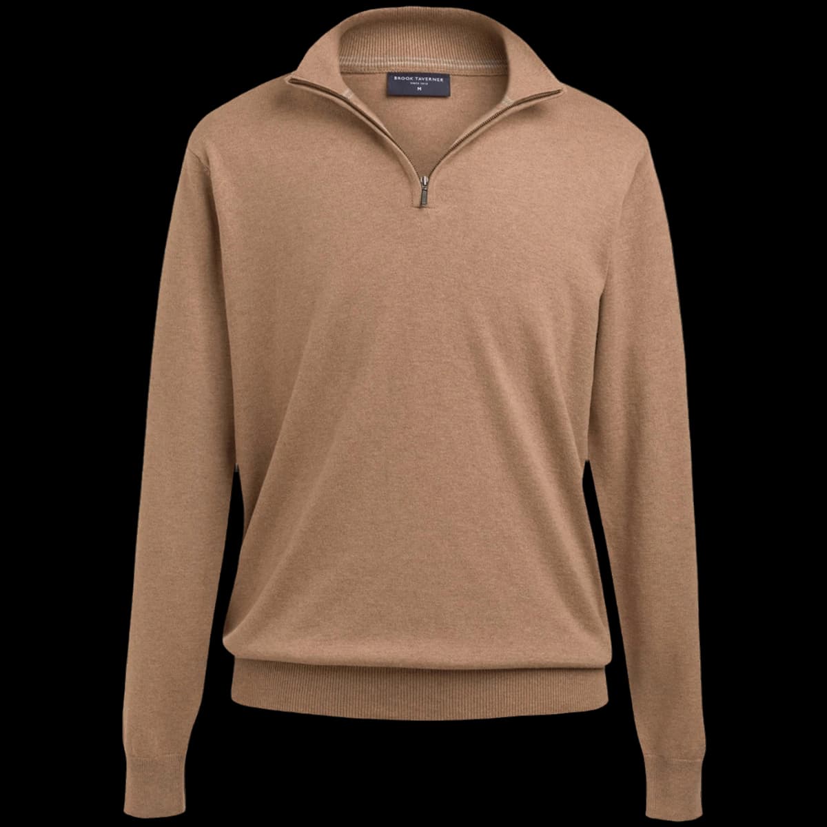 Brook Taverner Copenhagen 1/4 Zip Jumper — front