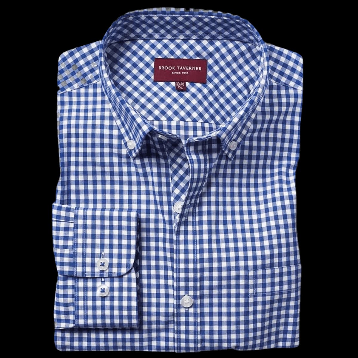 Brook Taverner Montana Gingham Long Sleeve Shirt — front