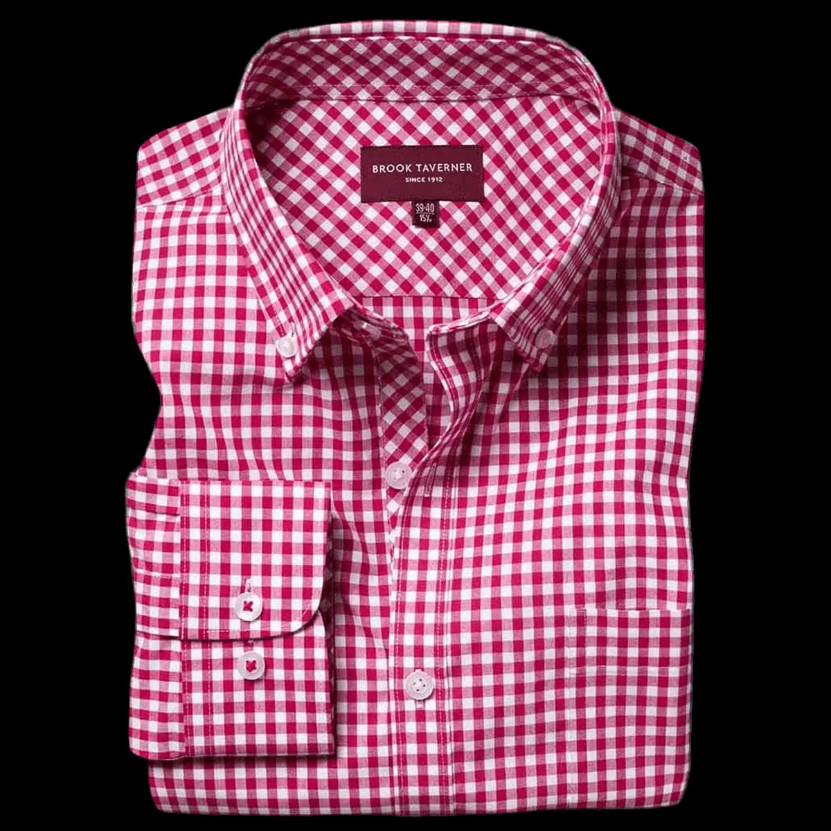 Brook Taverner Montana Gingham Long Sleeve Shirt — front