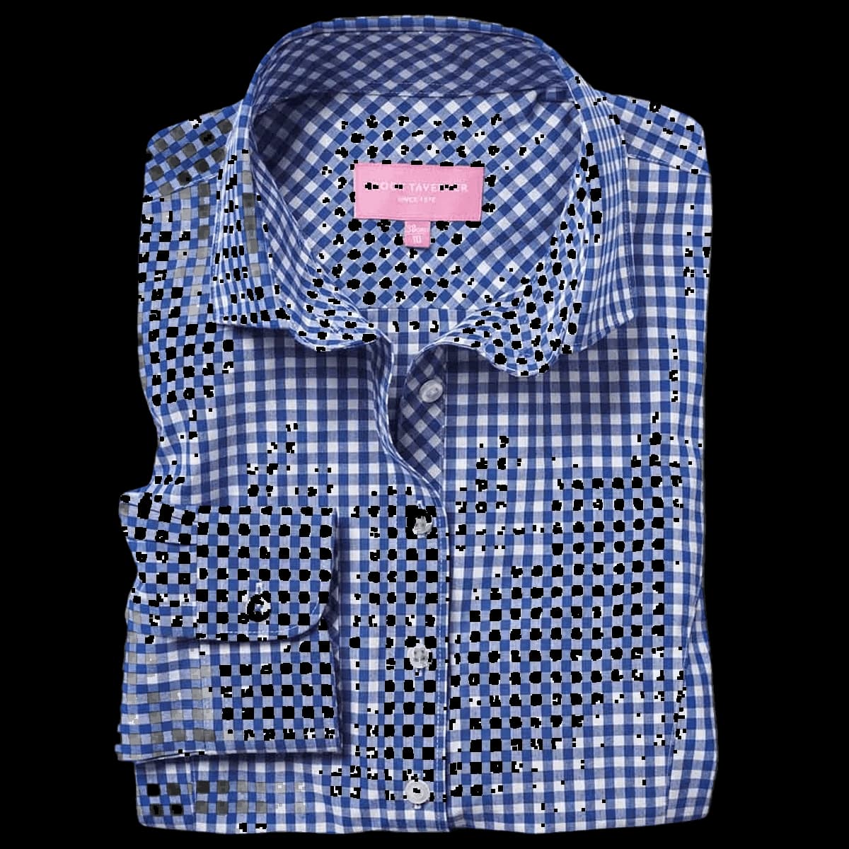 Brook Taverner Ladies Kansas Gingham Long Sleeve Shirt — front