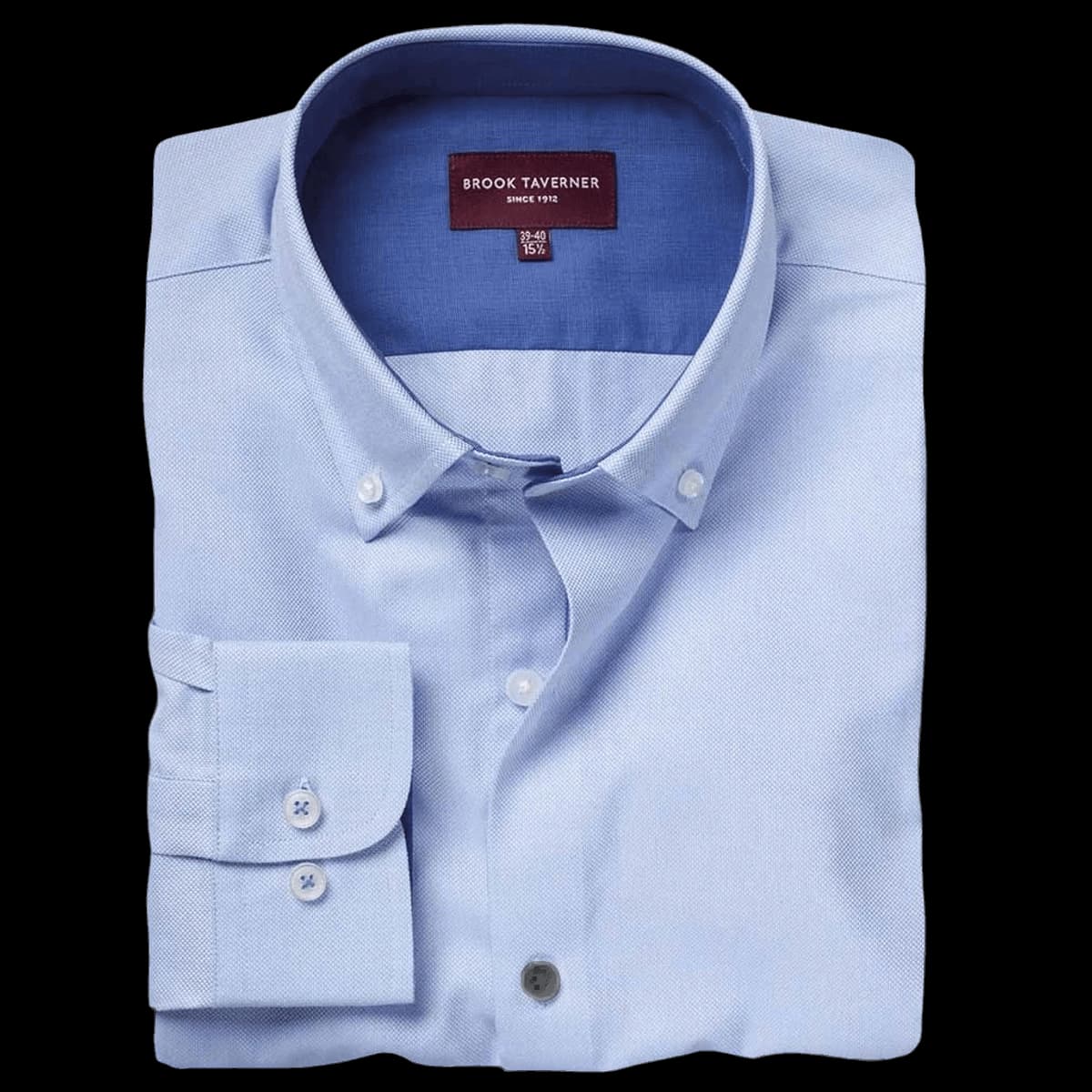 Brook Taverner Toronto Long Sleeve Oxford Shirt — front
