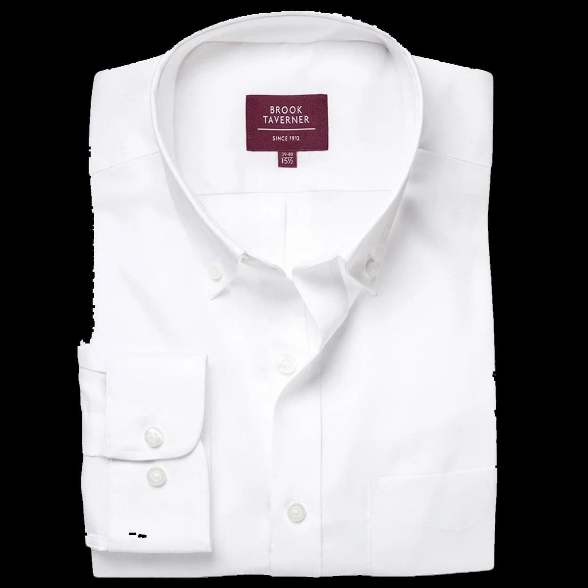 Brook Taverner Whistler Long Sleeve Oxford Shirt — front