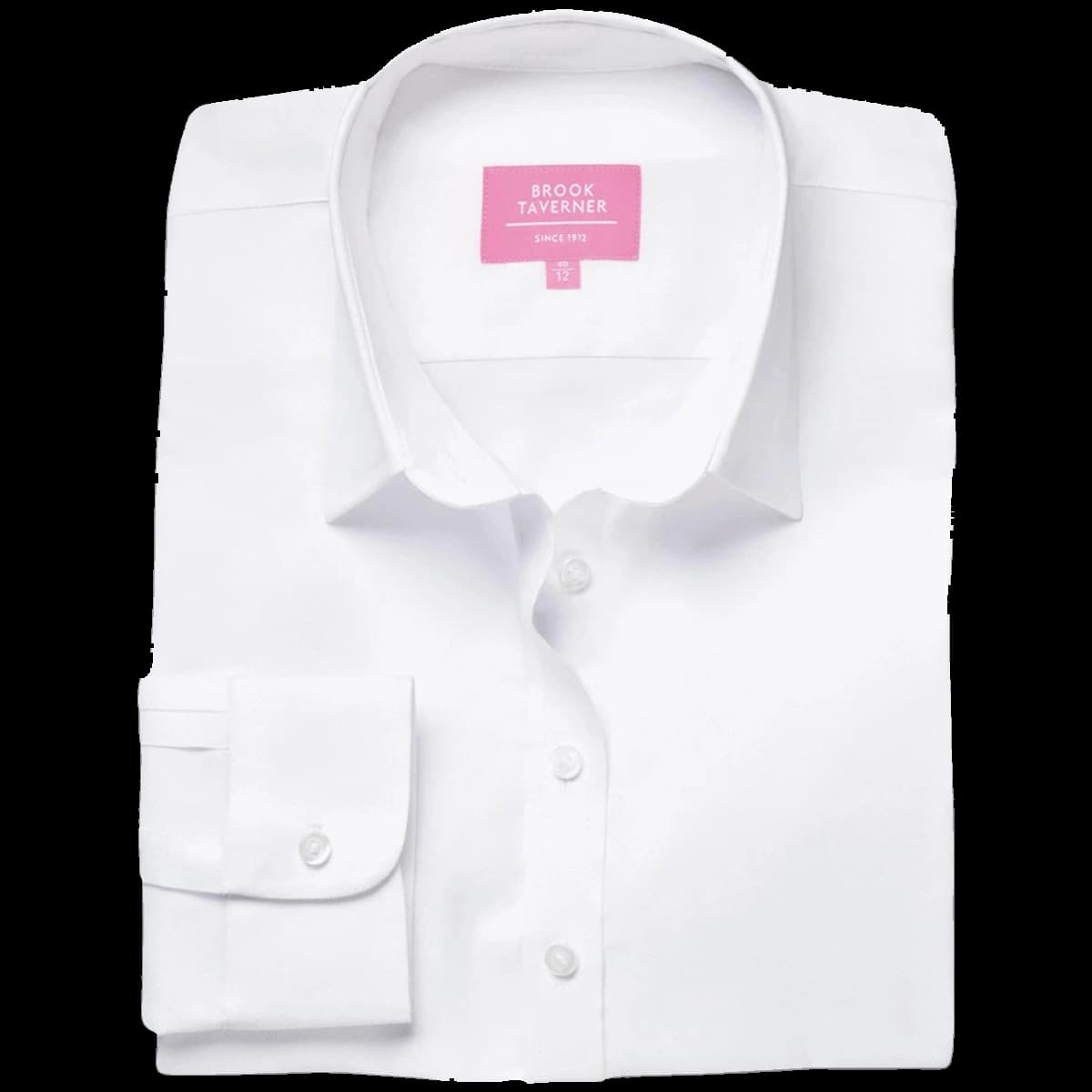 Brook Taverner Ladies Albany Long Sleeve Classic Oxford Shirt — front