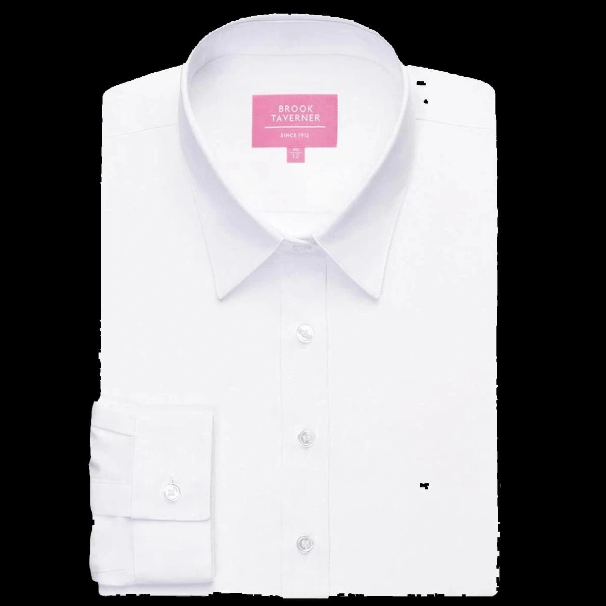 Brook Taverner Ladies Silvi Fitted Long Sleeve Blouse — front