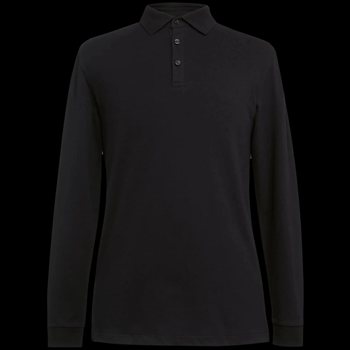 Brook Taverner Frederick Long Sleeve Polo Shirt — front