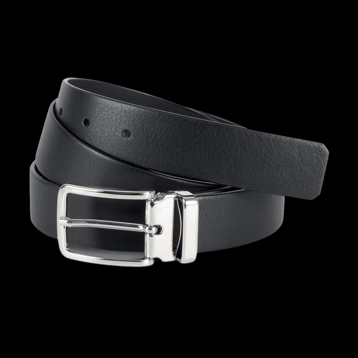 K-UP Classic Leather Belt — front
