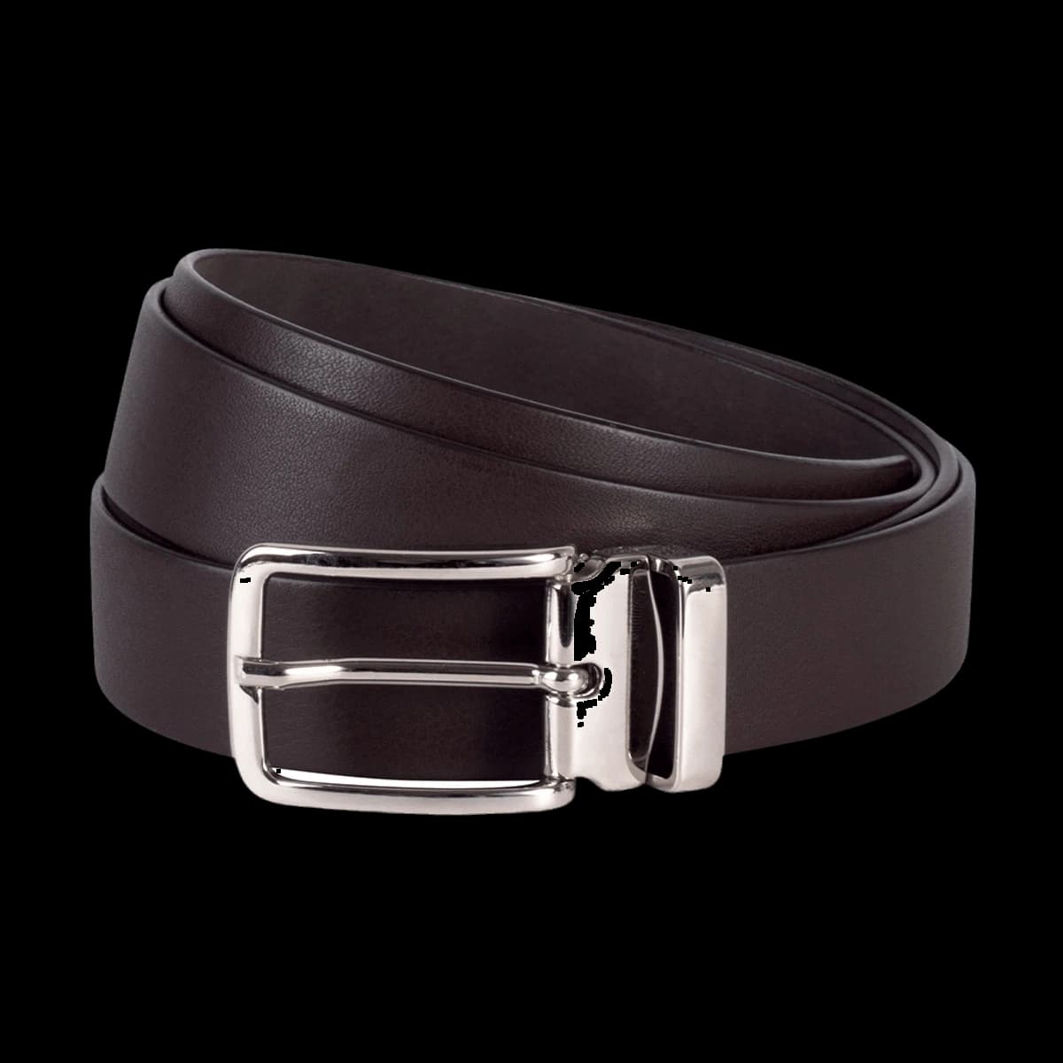 K-UP Classic Leather Belt — front