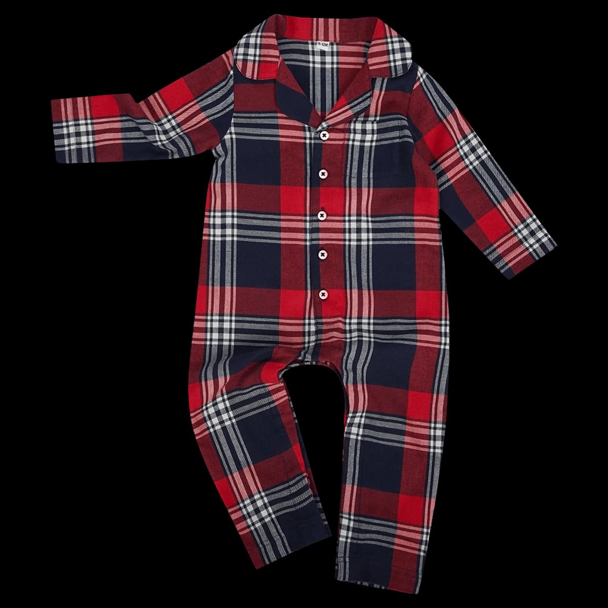 Larkwood Baby/Toddler Tartan All In One — front