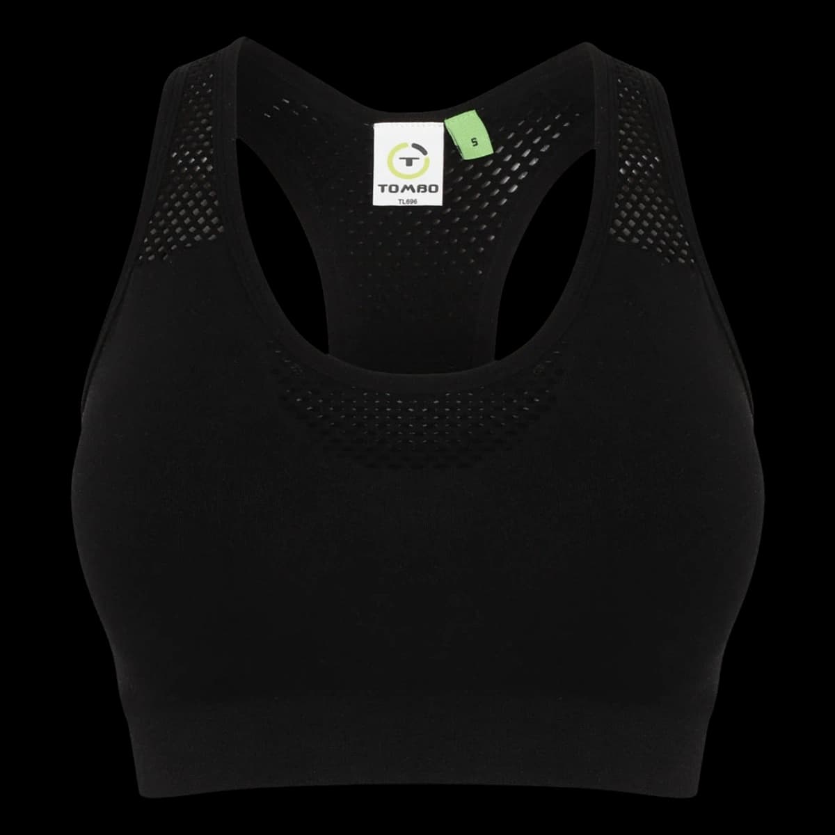 Tombo Ladies Seamless Crop Top — front