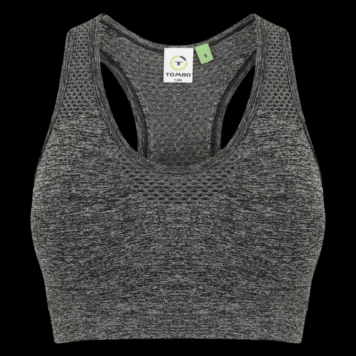 Tombo Ladies Seamless Crop Top — front