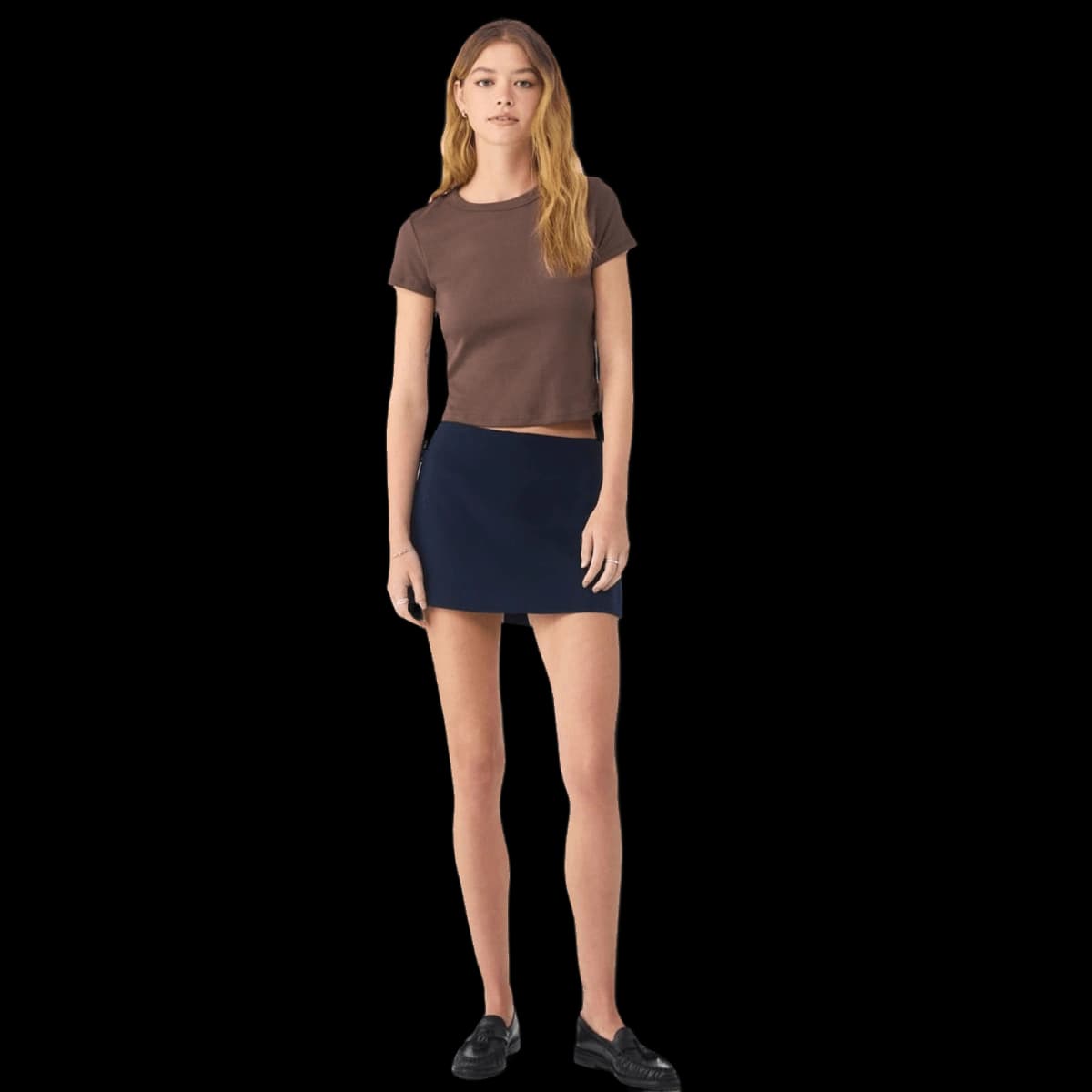 Women's Micro Rib Baby Tee