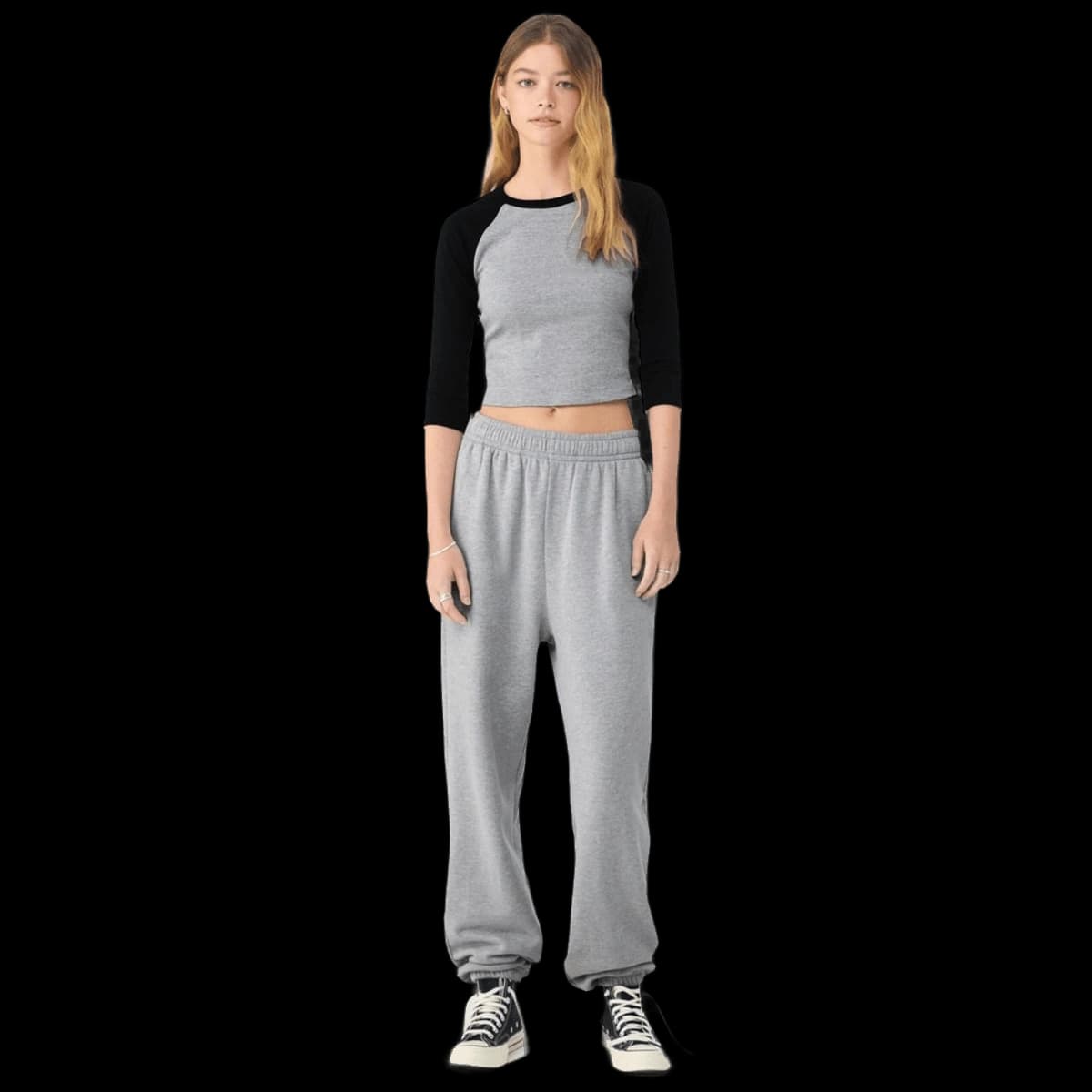 Women's Micro Rib 3/4 Raglan Tee