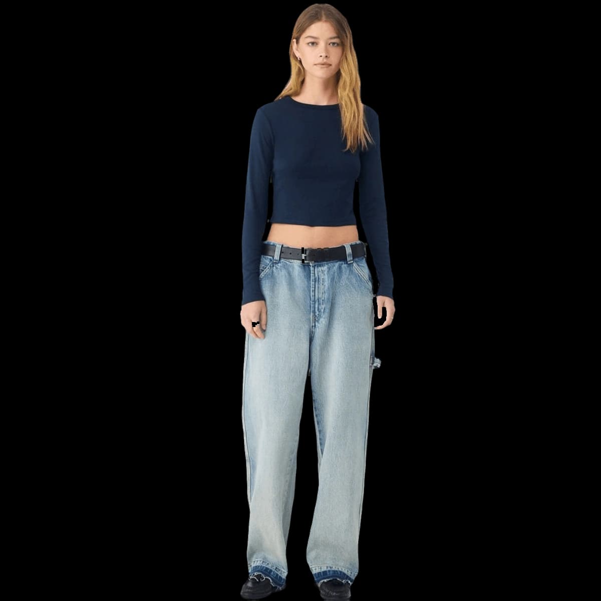 Women's Micro Rib Long Sleeve Tee
