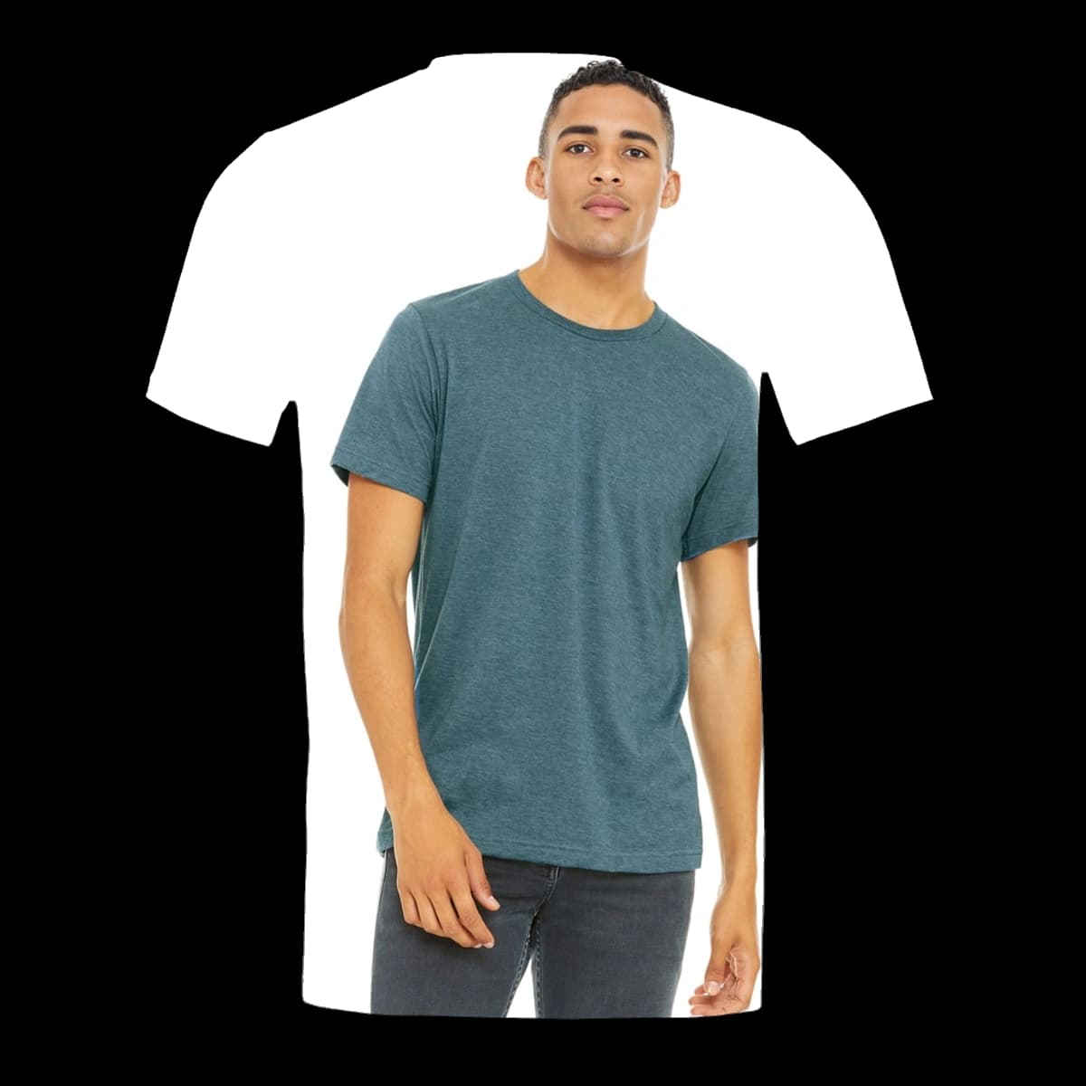 Unisex Heather Jersey Short Sleeve Tee