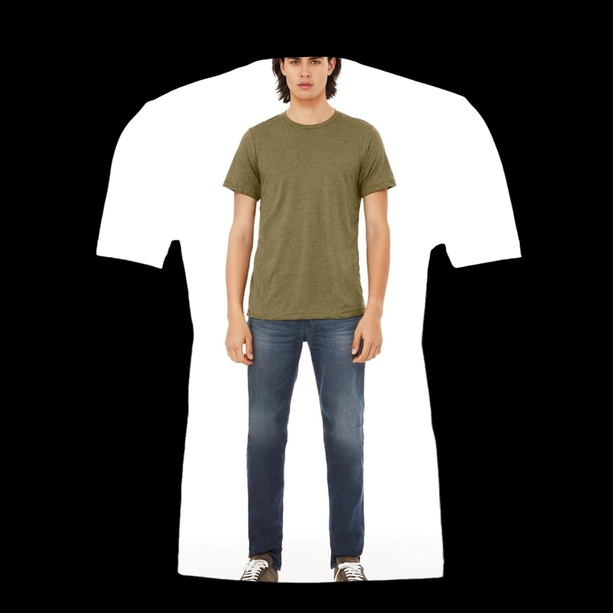 Canvas Unisex Triblend Short Sleeve Tee