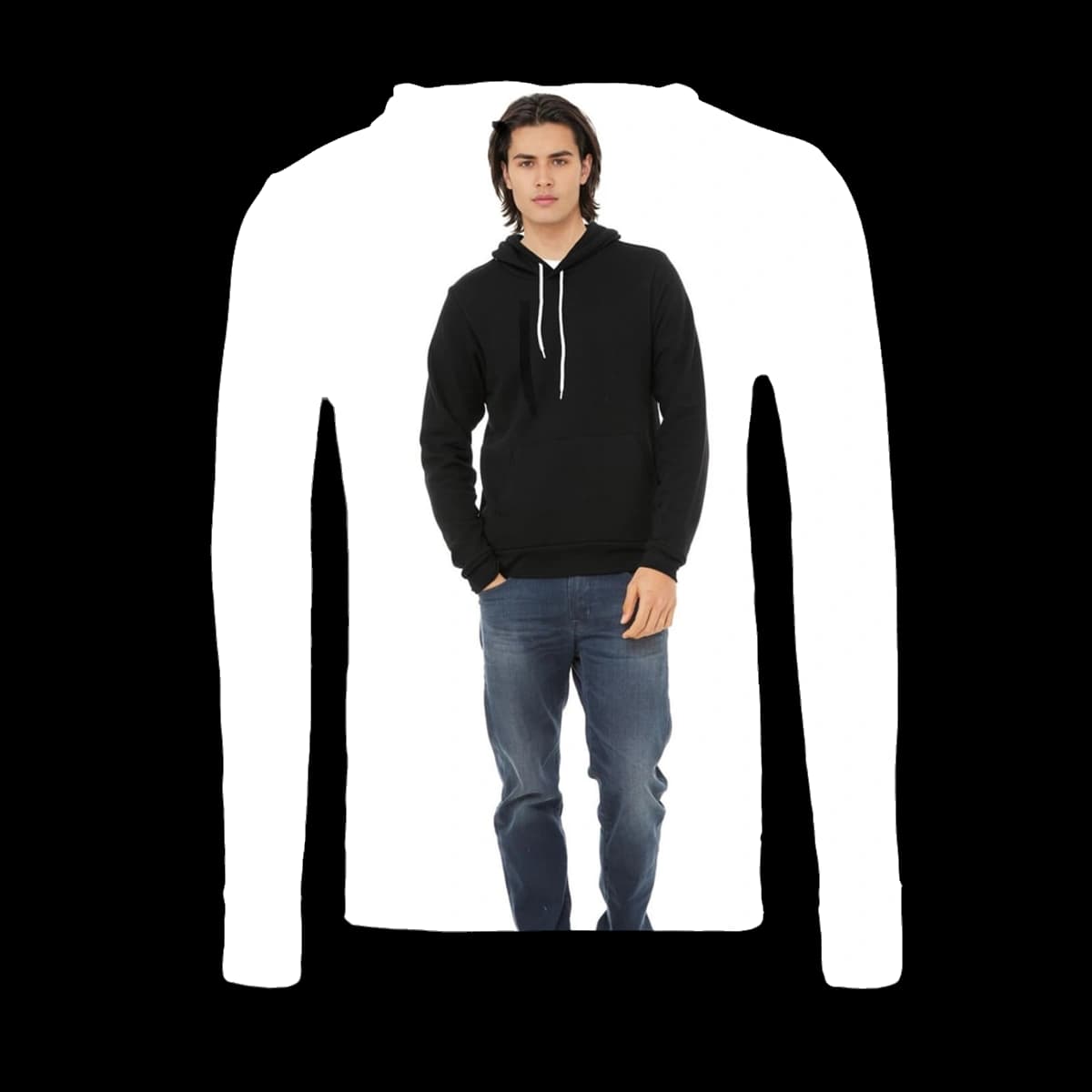 Canvas Unisex Poly-Cotton Fleece Pullover Hoodie