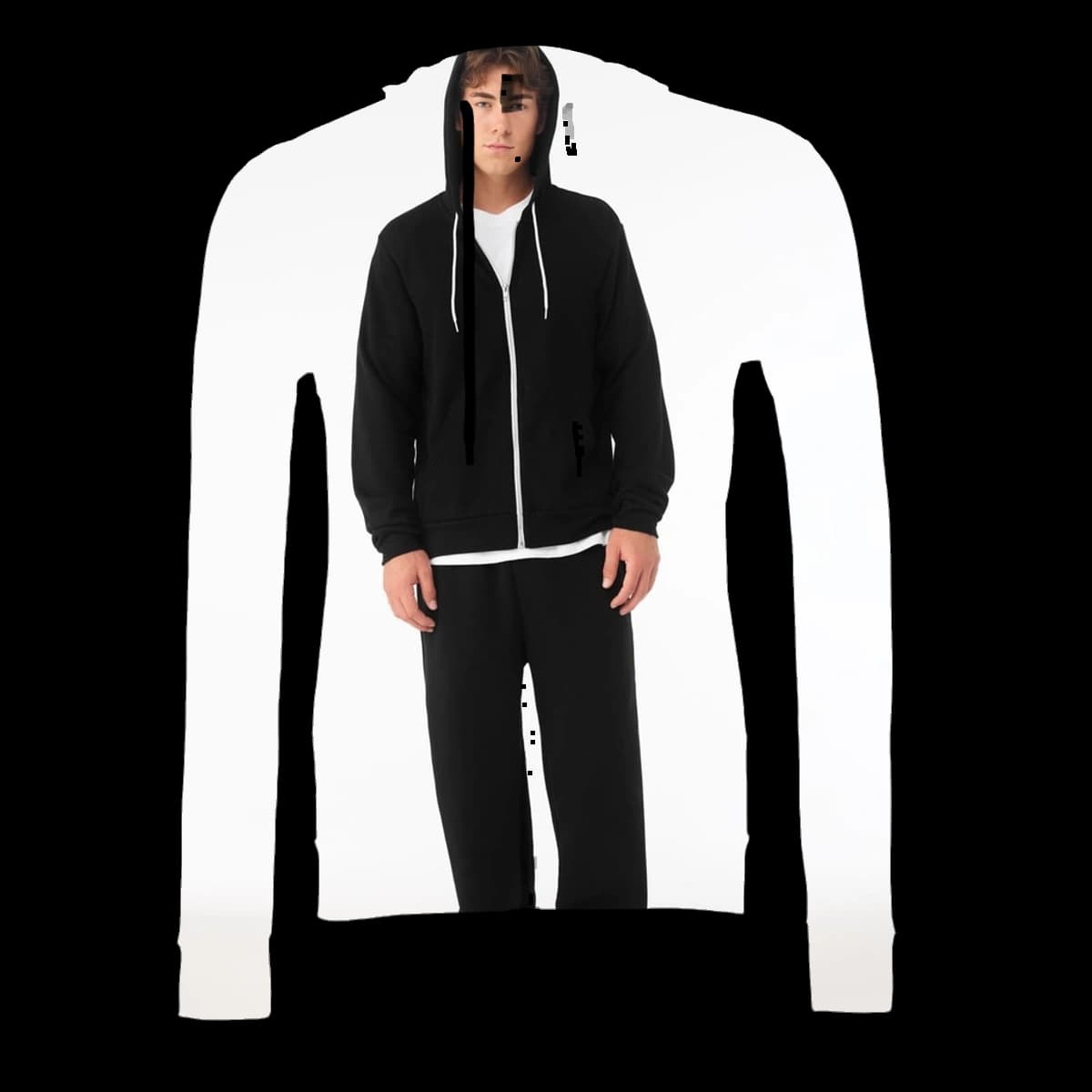 Canvas Unisex Poly-Cotton Fleece Full-Zip Hoodie
