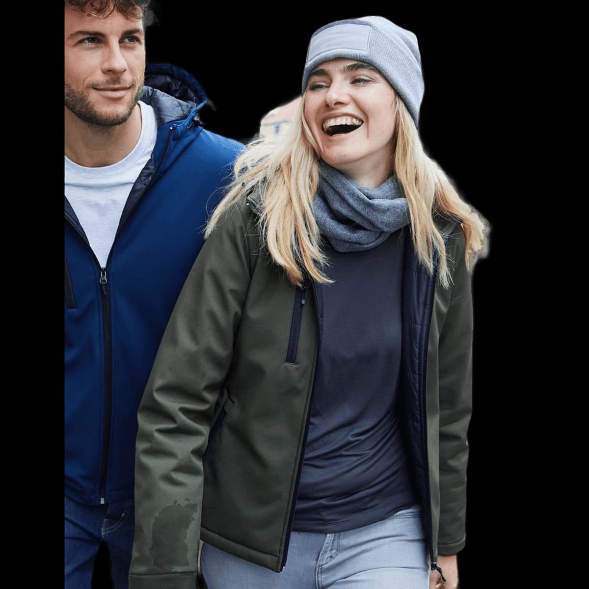Ladies Padded Softshell Hoody