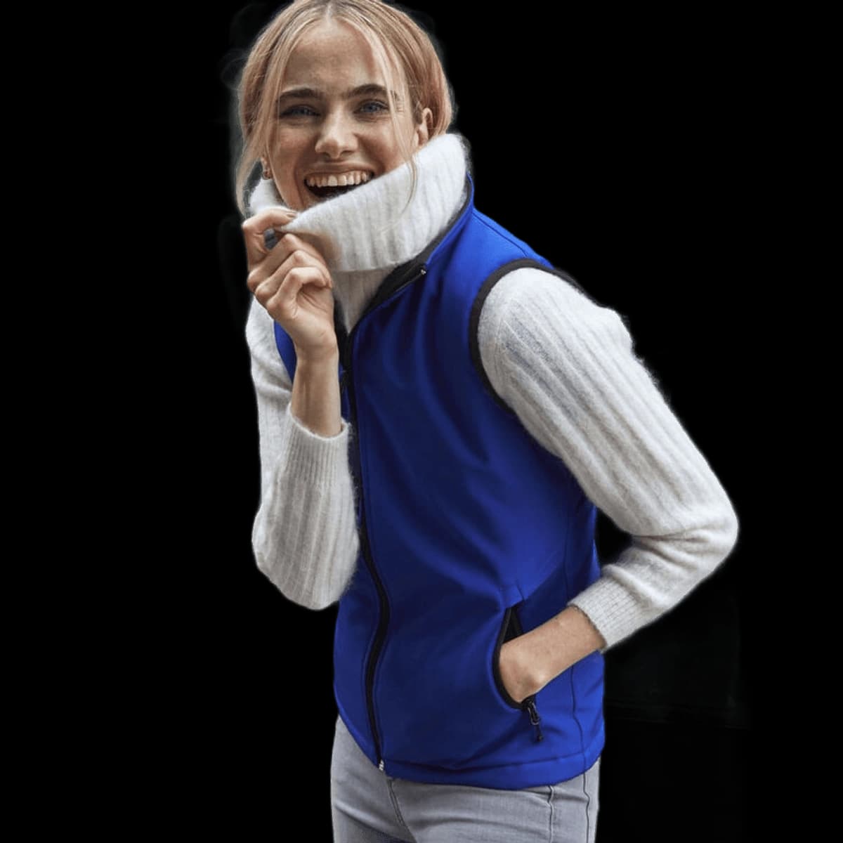 Ladies Padded Softshell Vest