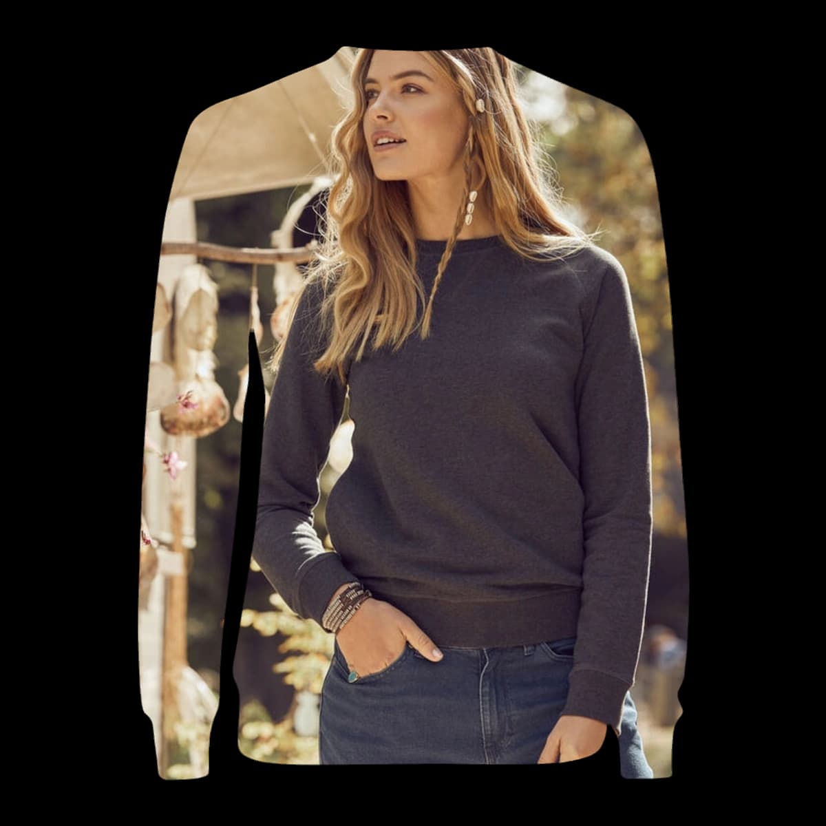Ladies Premium OC Roundneck