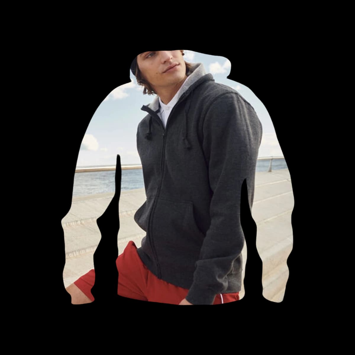 Men's Basic Hoody Full Zip