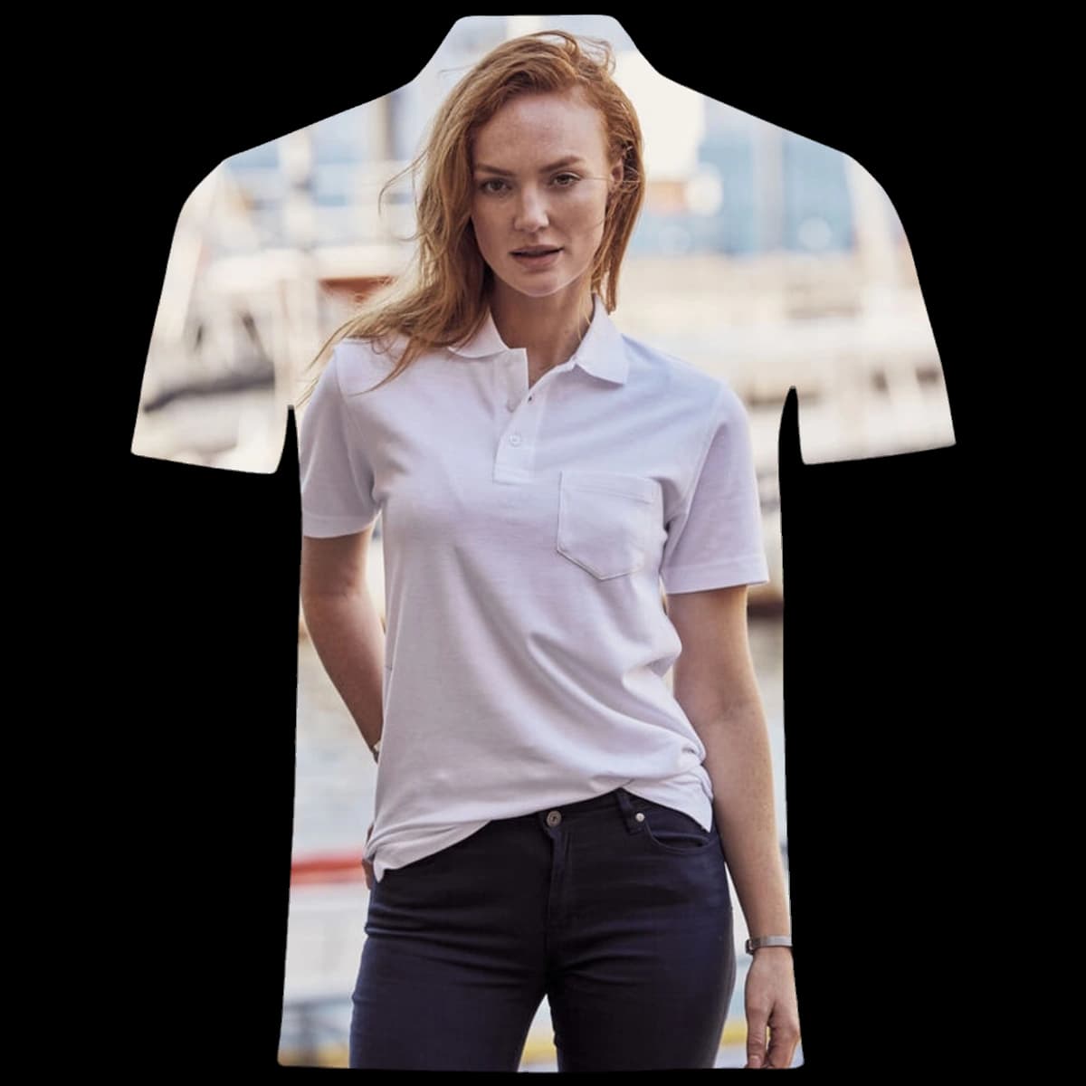 Basic Polo With Pocket