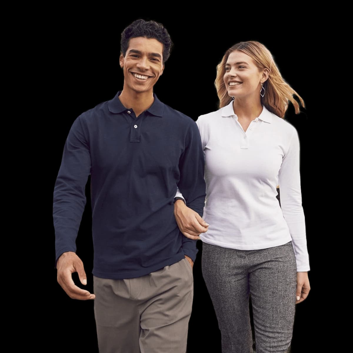 Stretch Premium Polo L/S