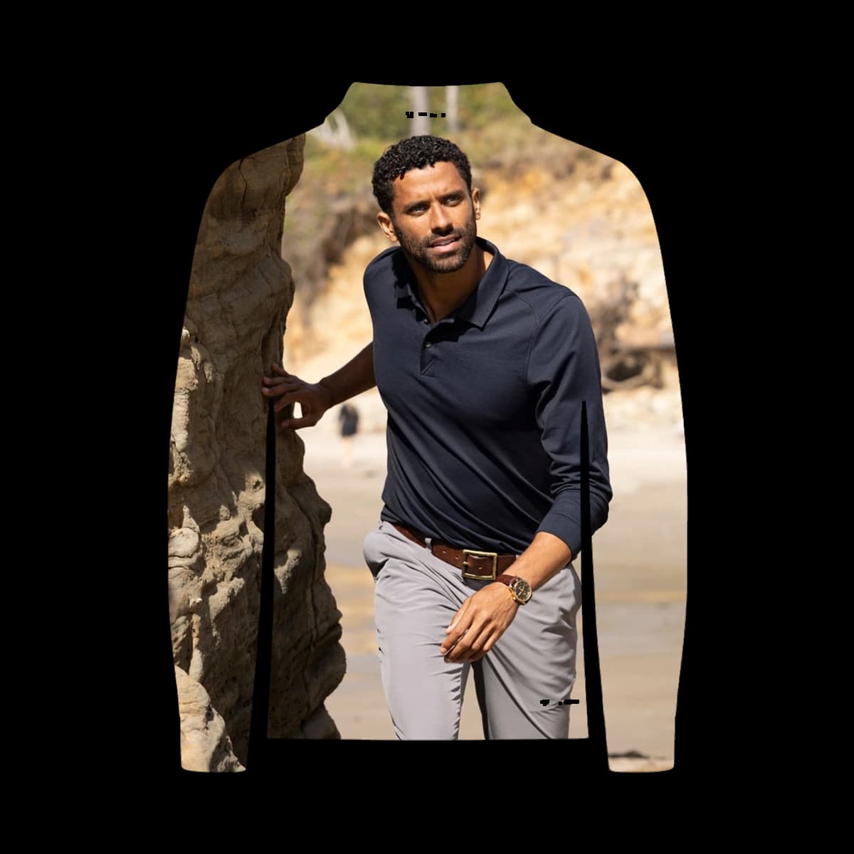 Advantage Long Sleeve Polo Men