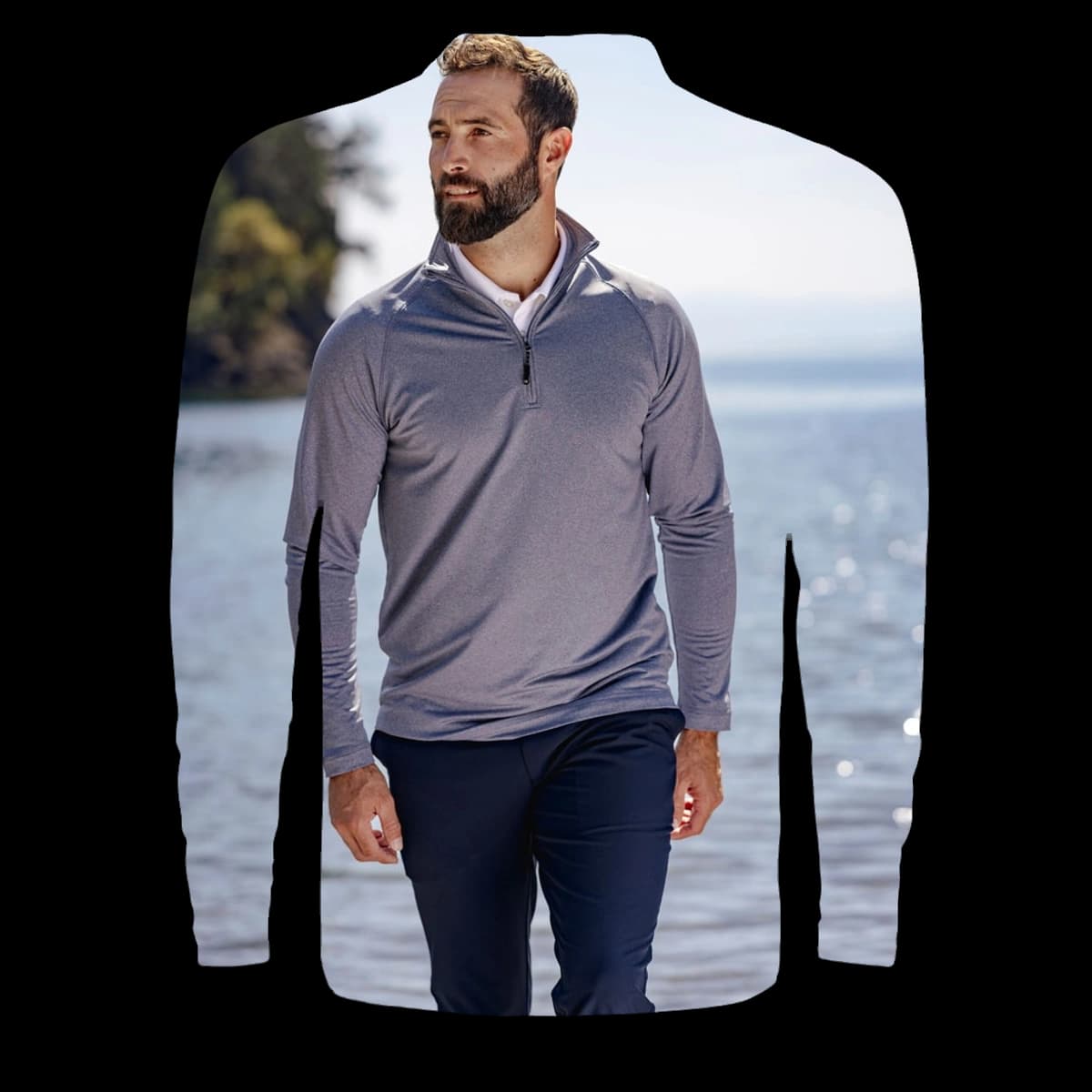 Coos Bay Half Zip Men