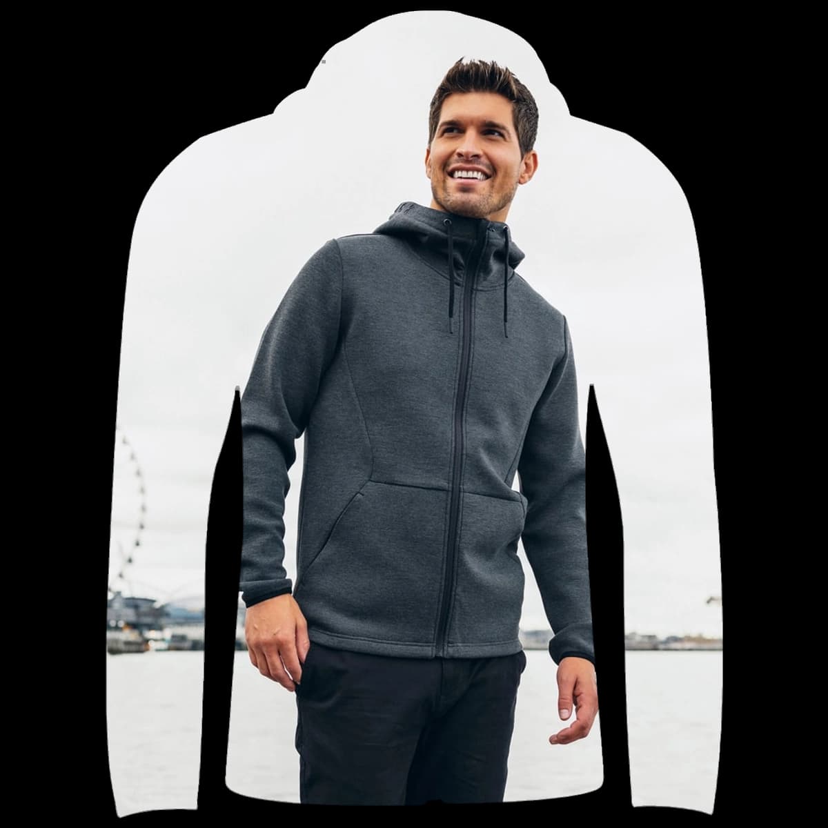 Pemberton Hood Full Zip Men
