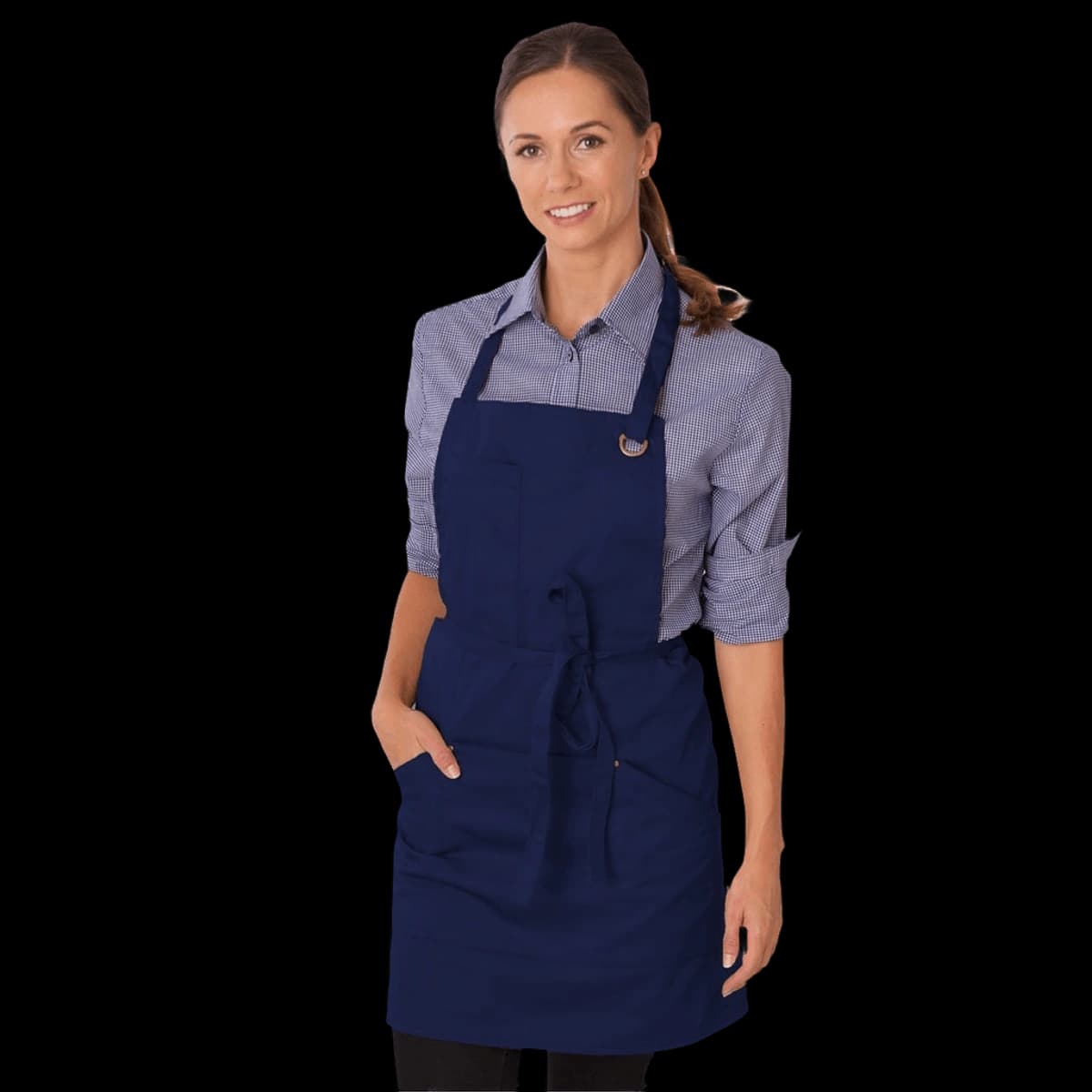 Le Chef Apron with Metal Eyelets