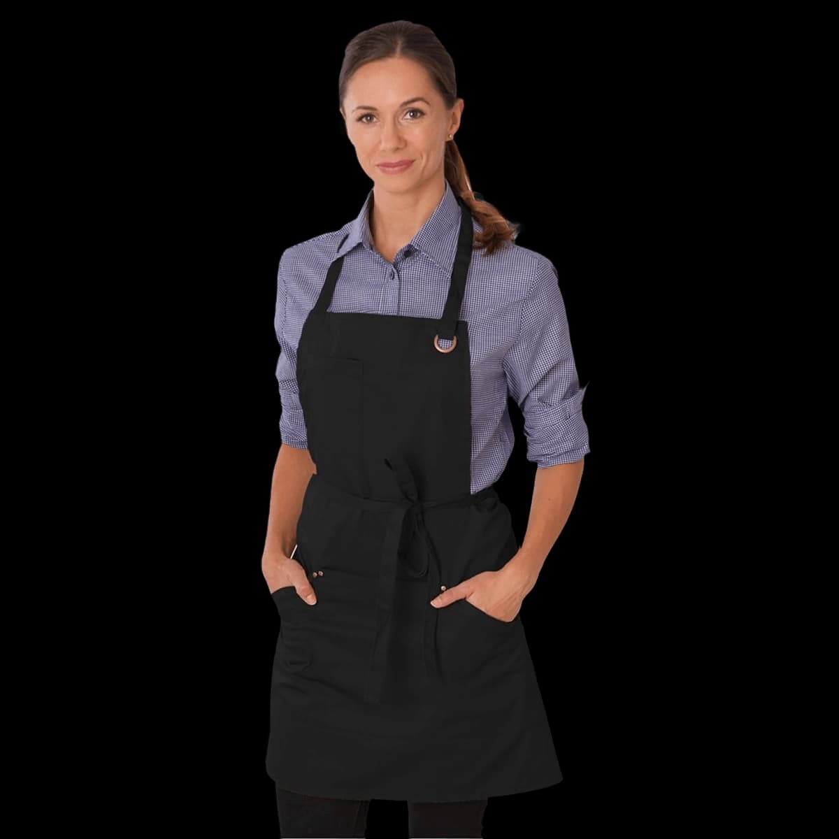 Le Chef Apron with Metal Eyelets