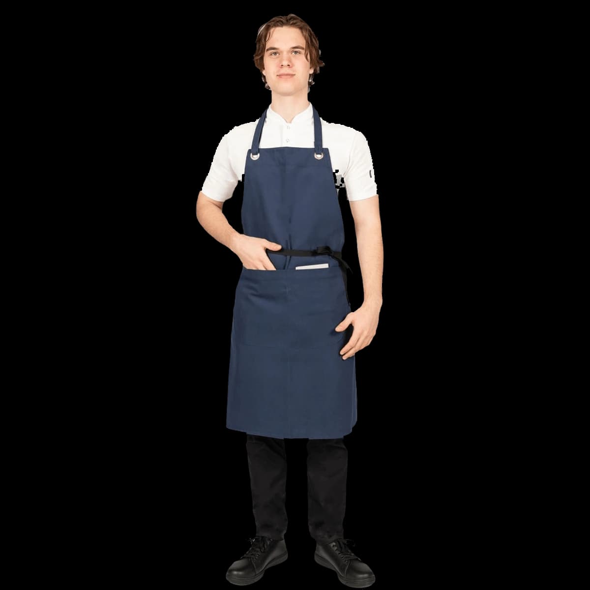 Canvas Bib Apron With Pocket