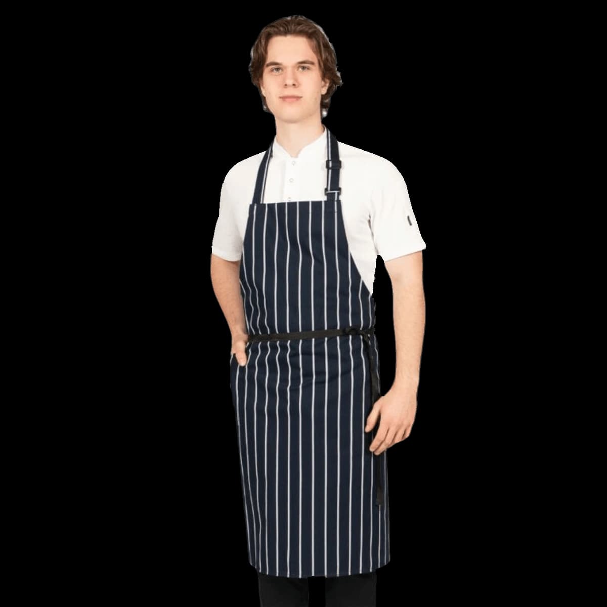 Woven Butchers Stripe Apron
