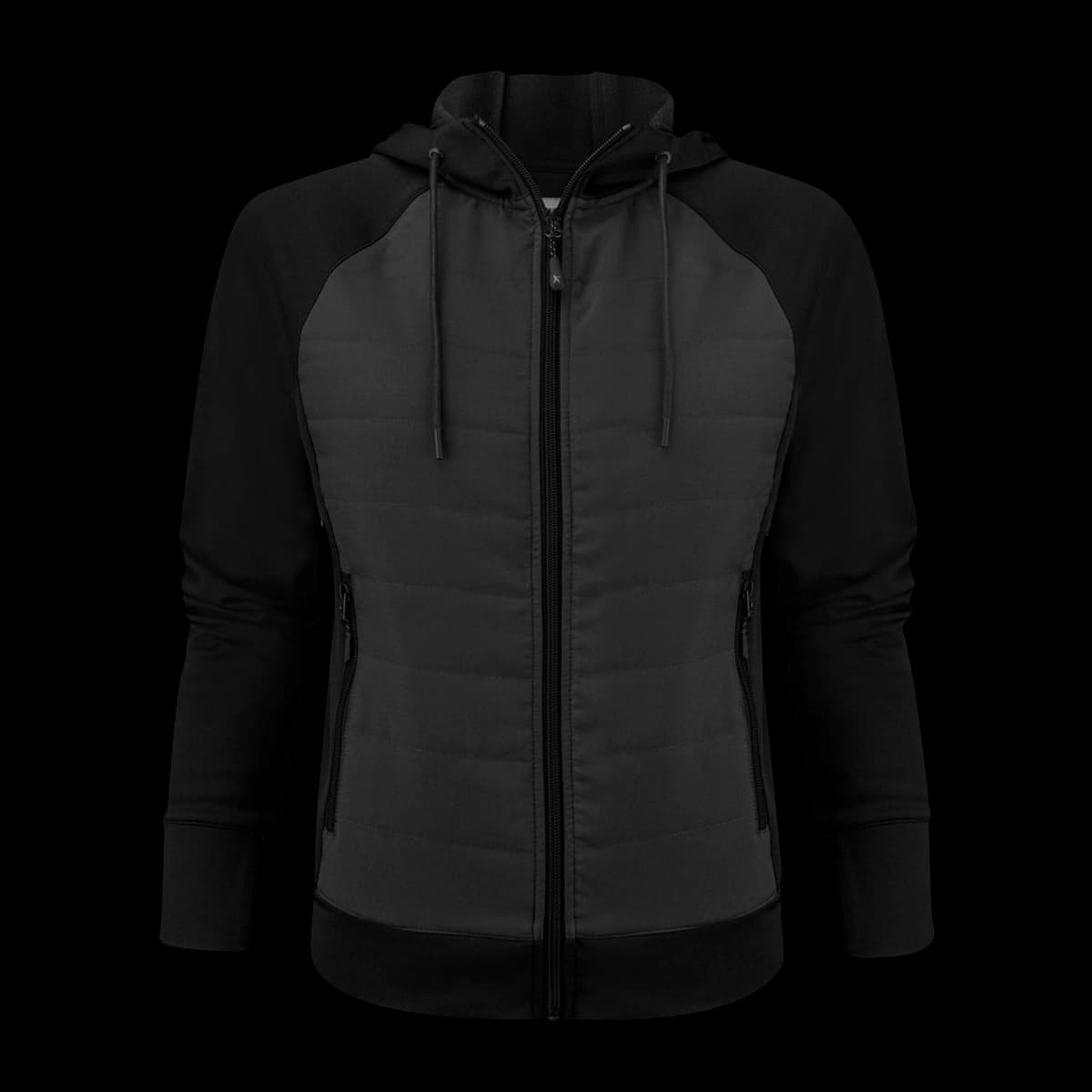Ladies Keyport Full Zip Hooded Hybrid Jacket