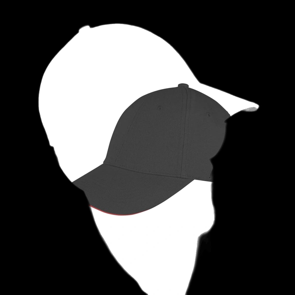 Memphis Brushed Cotton Low Profile Sandwich Peak Cap