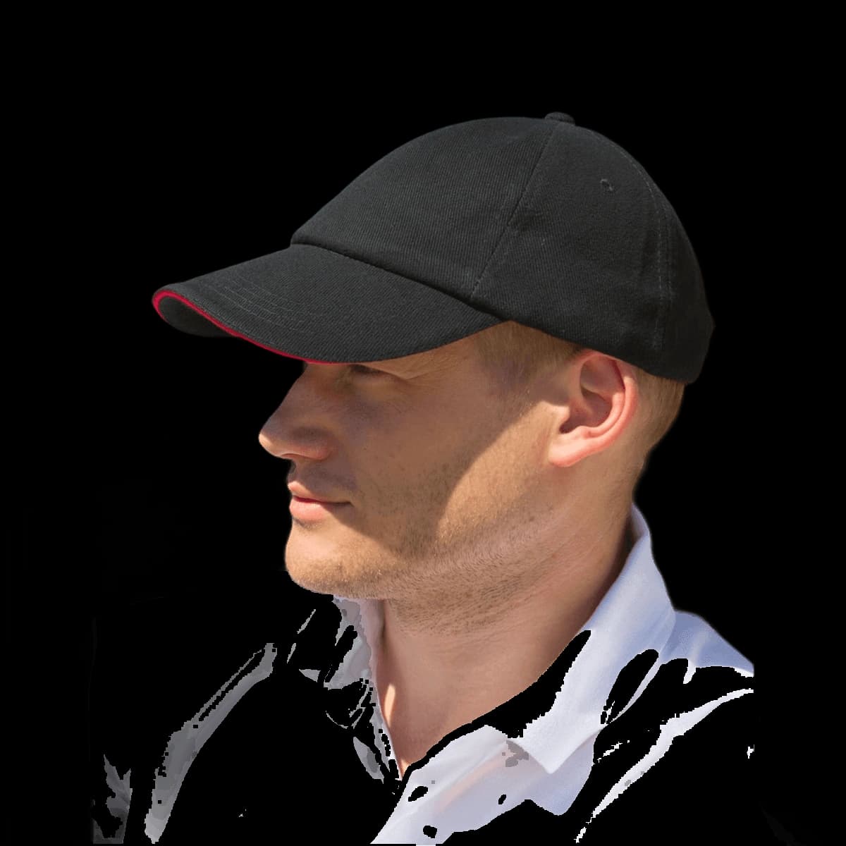 Low Profile Heavy Brushed Cotton Cap with Sandwich Peak