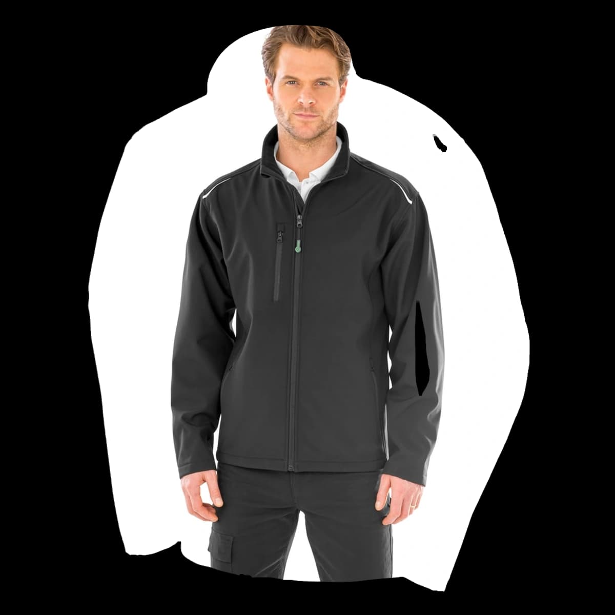 Recycled 3-Layer Printable Softshell Jacket